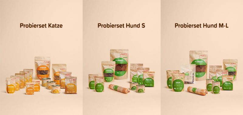 Probiersets Katzen und Hunde