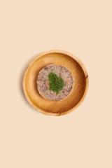 Terrine mit Gemüsekern aus Spinat